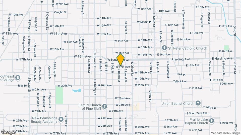 1805 S Beech St Map and Location Details