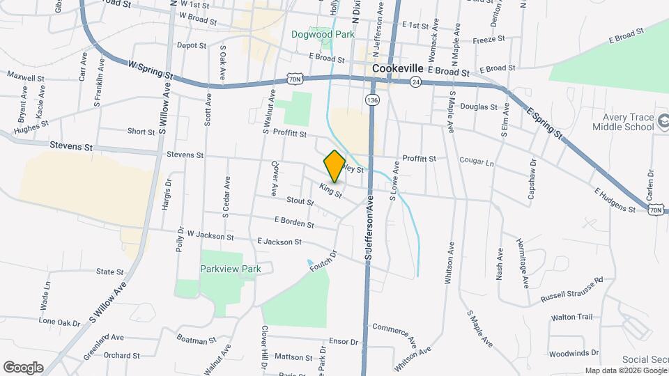 158 King St Map and Location Details