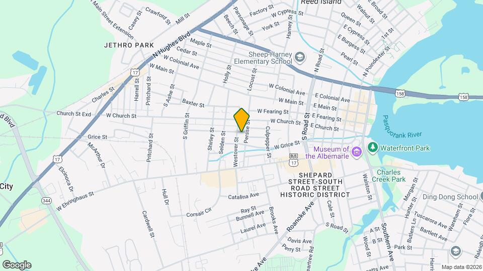 603 McPherson St Map and Location Details