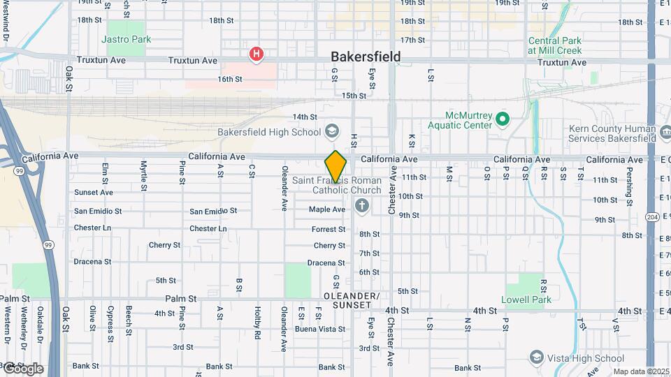 1730 Orange St Map and Location Details