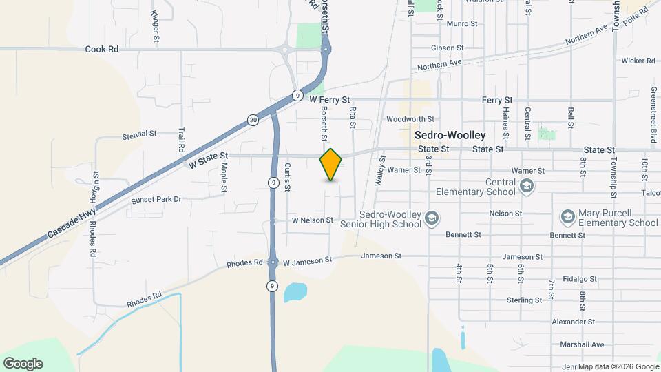 1021-1023-1023 Borseth St Map and Location Details