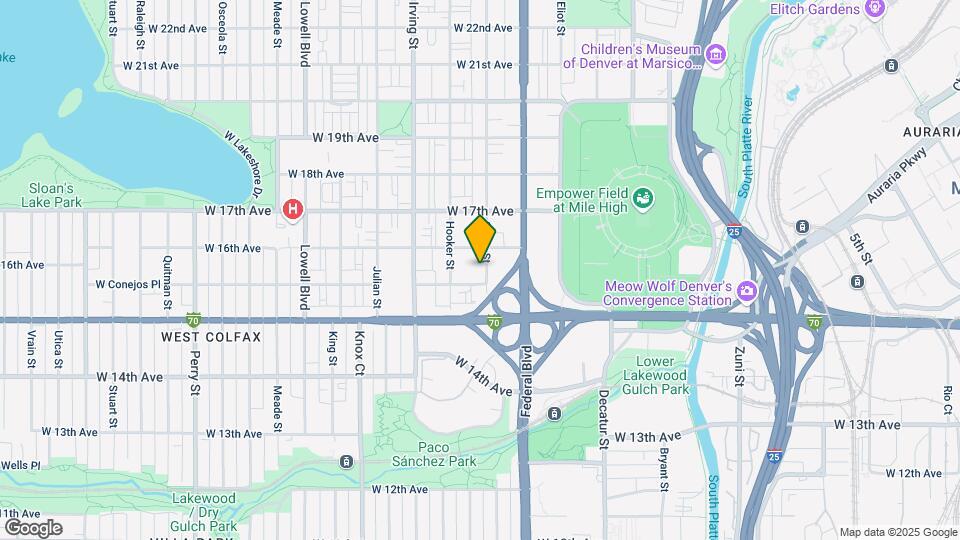 1571 N Grove St Map and Location Details