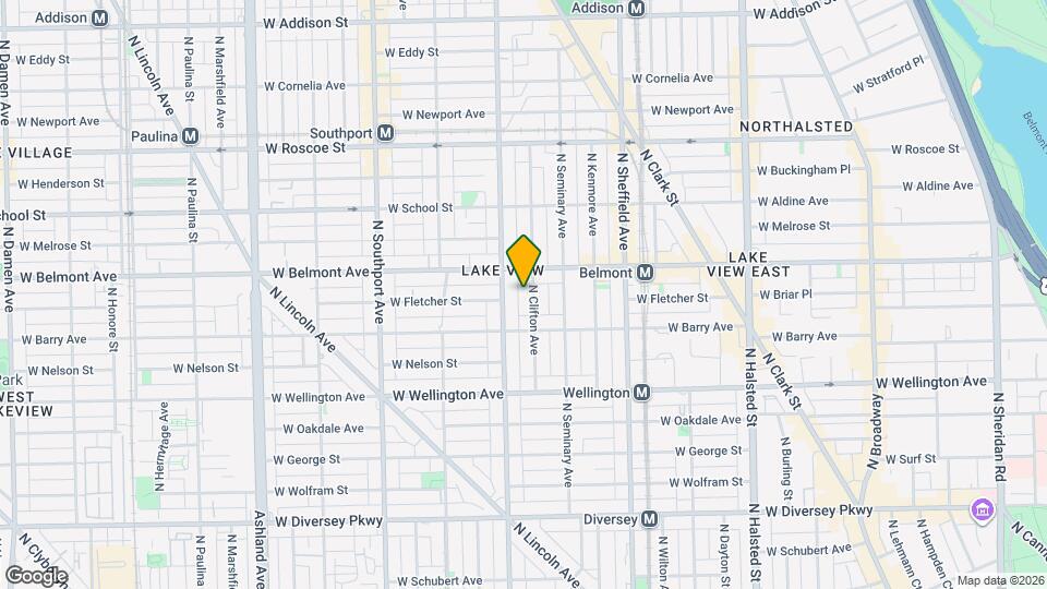 3136 N Clifton Ave Map and Location Details