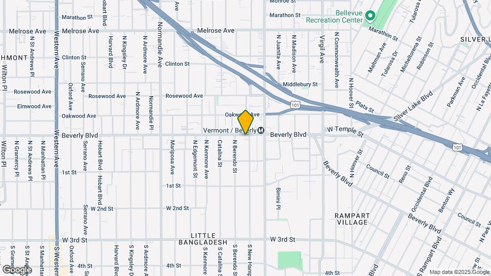 3906 Beverly Blvd, Unit Bachelor Mapa y Detalles de la Ubicación