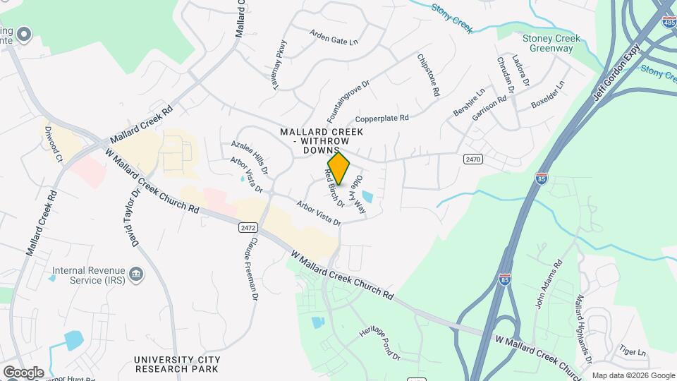 2500 Red Birch Dr, Unit 32B Map and Location Details