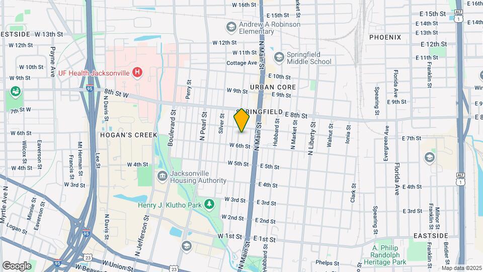 1627 N Laura St Map and Location Details