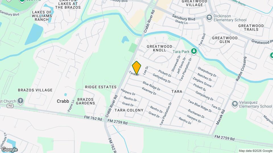 6630 Tara Dr Mapa y Detalles de la Ubicación