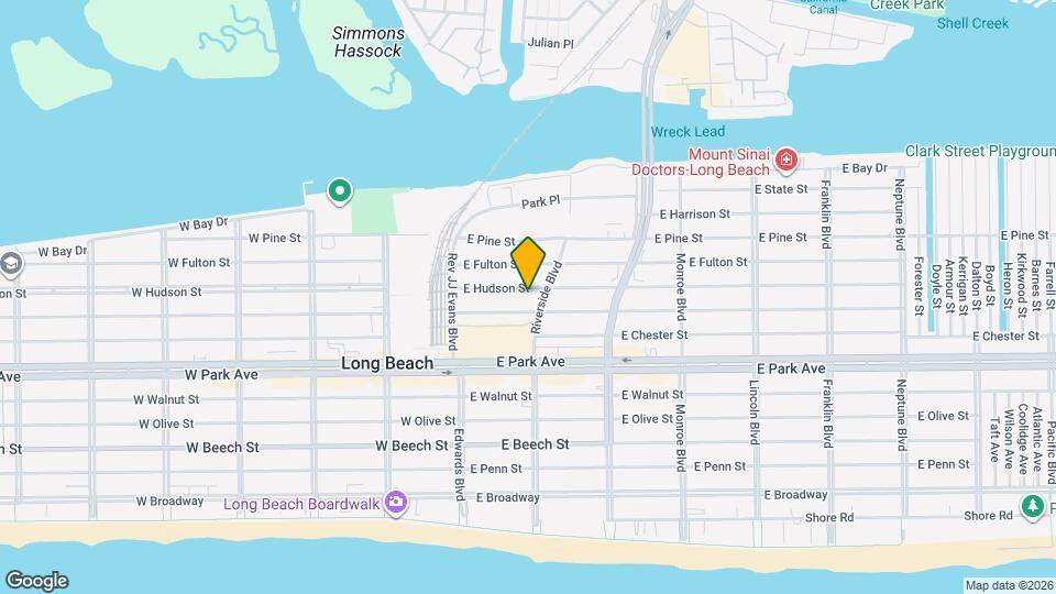 90 E Hudson St Map and Location Details