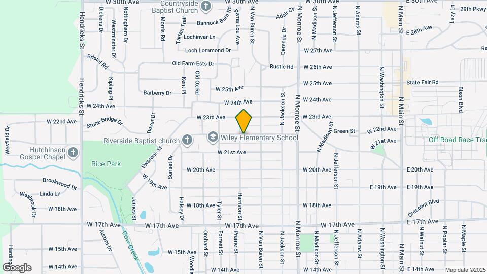 725 W 22nd Ave Map and Location Details