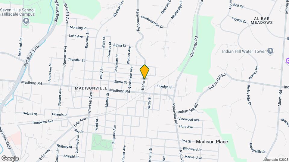 5104 Kenwood Rd Mapa y Detalles de la Ubicación