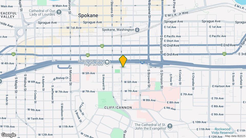 419 S Washington St Map and Location Details