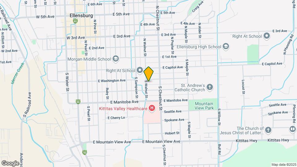 302 S Walnut St Map and Location Details