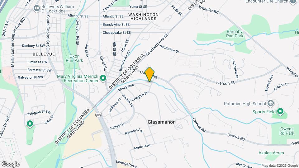 828 Maury Ave Map and Location Details