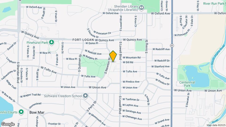 4543 S Lowell Blvd Map and Location Details