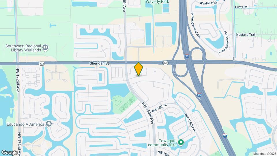 15892 NW 21st St Map and Location Details