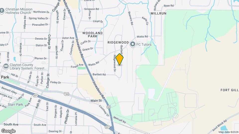 4813 Bartlett Rd Map and Location Details