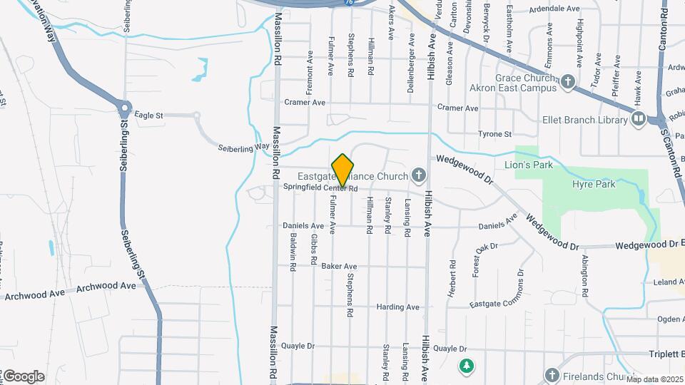 1906 Springfield Center Rd Map and Location Details