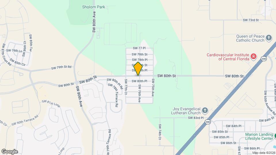 7614 SW 80th St Map and Location Details