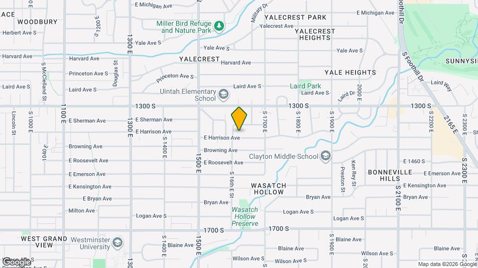 1615 E Harrison Ave Mapa y Detalles de la Ubicación