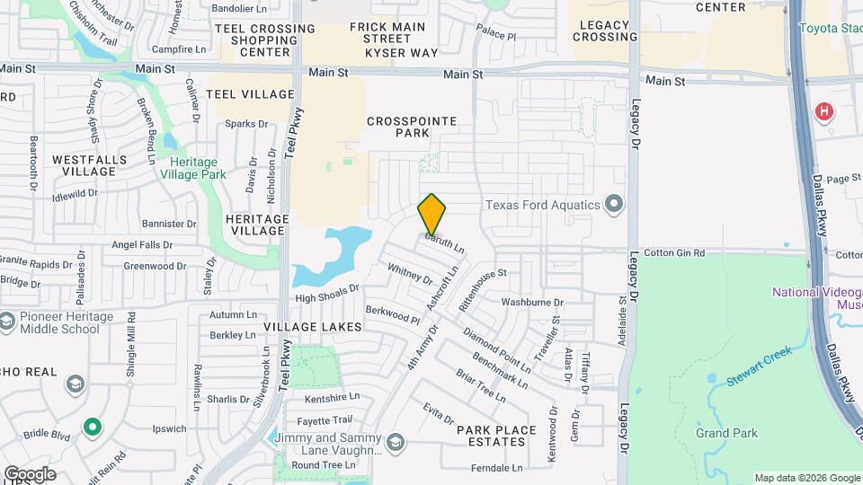 3563 Caruth Ln Map and Location Details