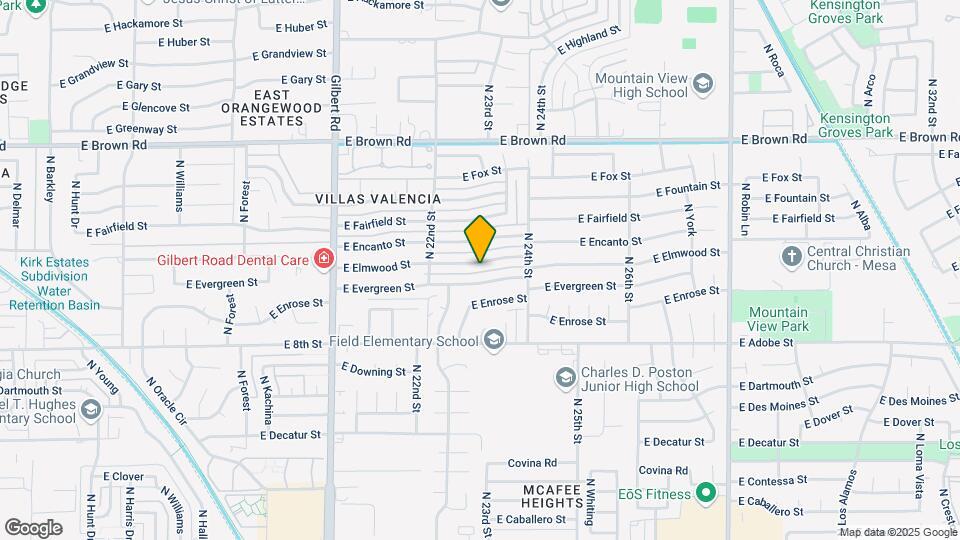 2265 E Elmwood St Map and Location Details