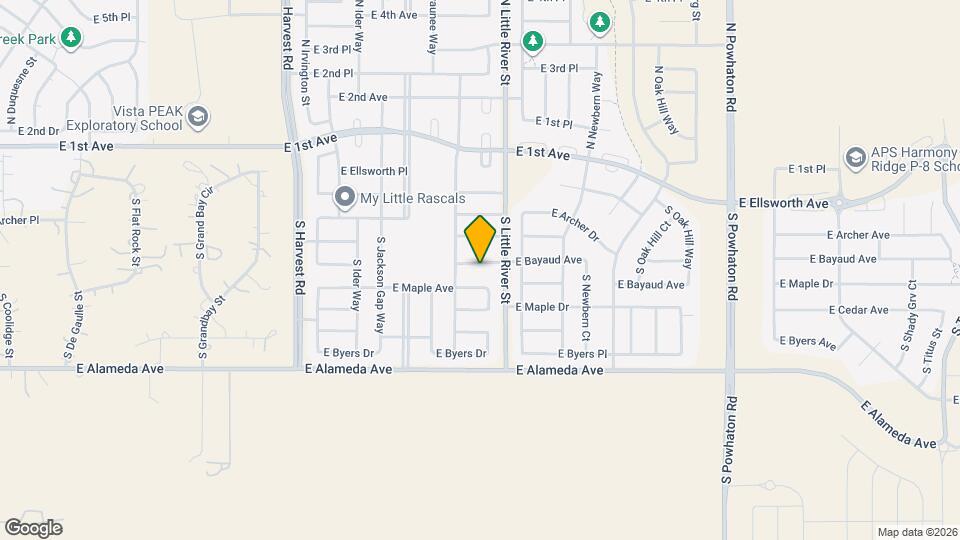 Updated 3-Bedroom Ranch in the Traditions Neighborhood – Move-In Incentives Available Map and Location Details