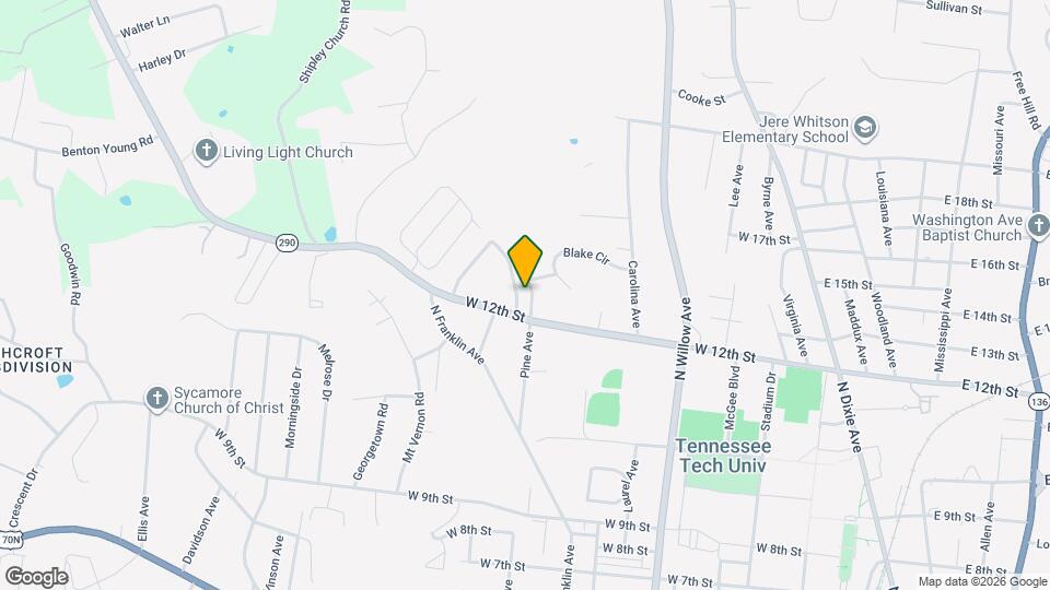 1203 E White Oak Dr Map and Location Details