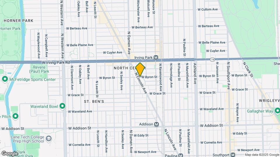 1924 W Byron St Map and Location Details