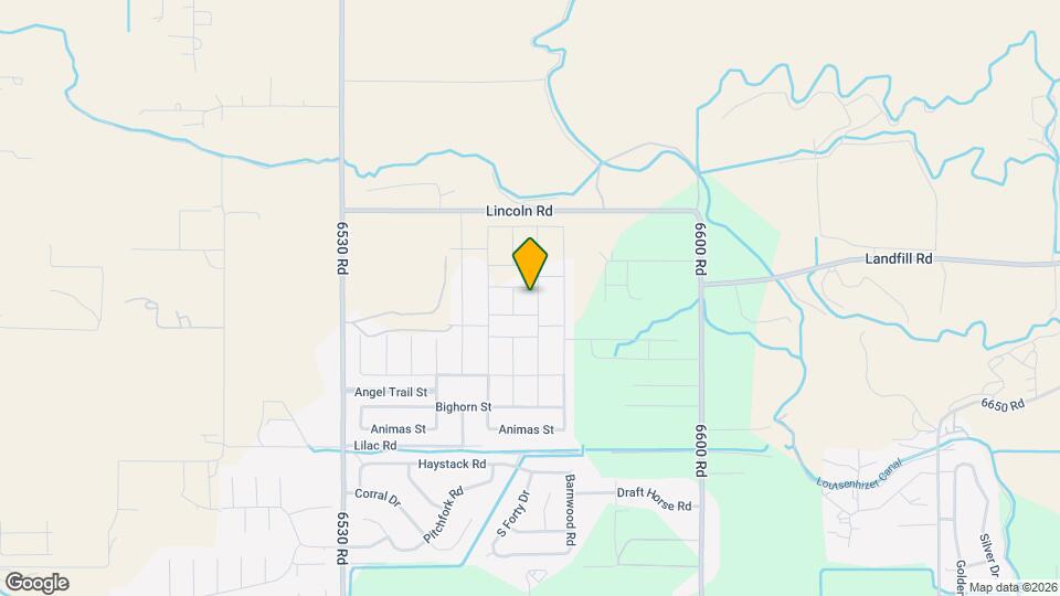 1427 Blue Creek Ave Map and Location Details