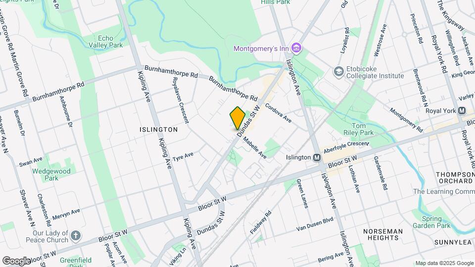 4990 Dundas St W Map and Location Details