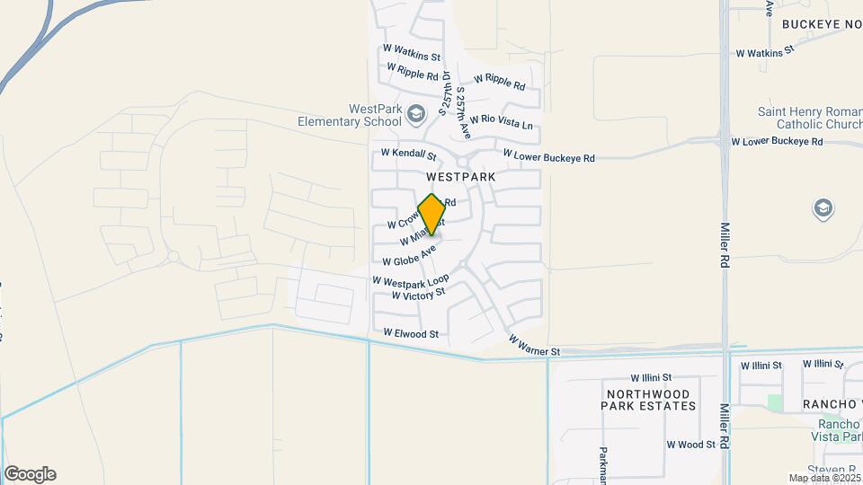 25746 W Globe Ave Mapa y Detalles de la Ubicación