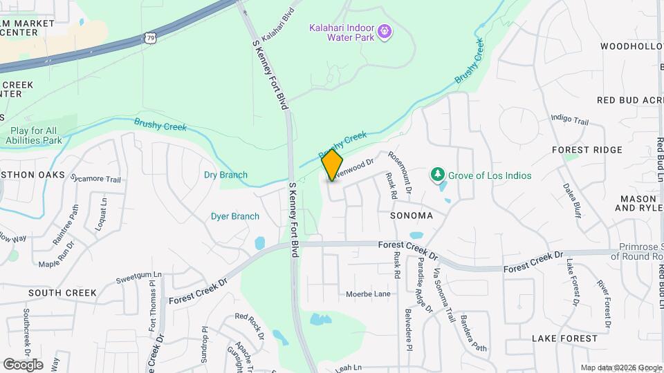 2542 Ravenwood Dr Map and Location Details