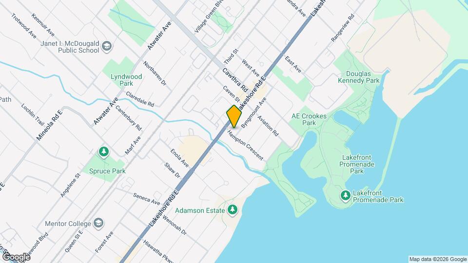 963 Hampton Crescent Map and Location Details