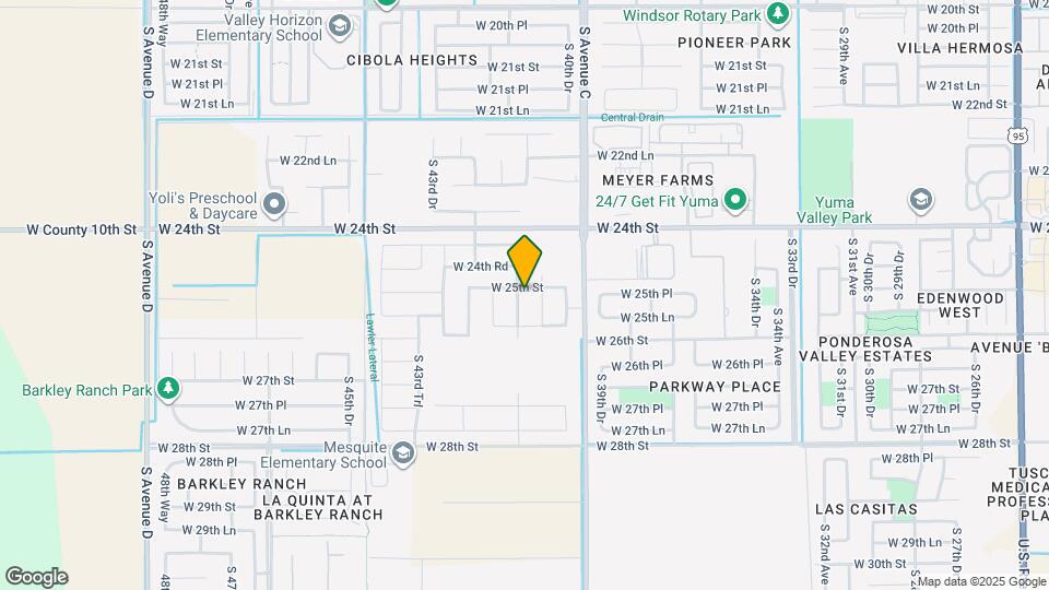 2523 S 41st Ave Map and Location Details