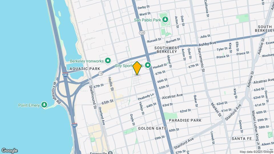 1211 67th St Map and Location Details