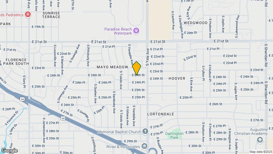 4630 E 24th St Map and Location Details