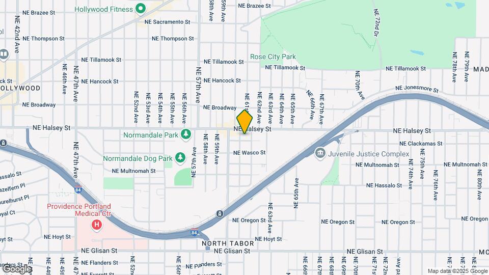 6115 NE Clackamas St Map and Location Details