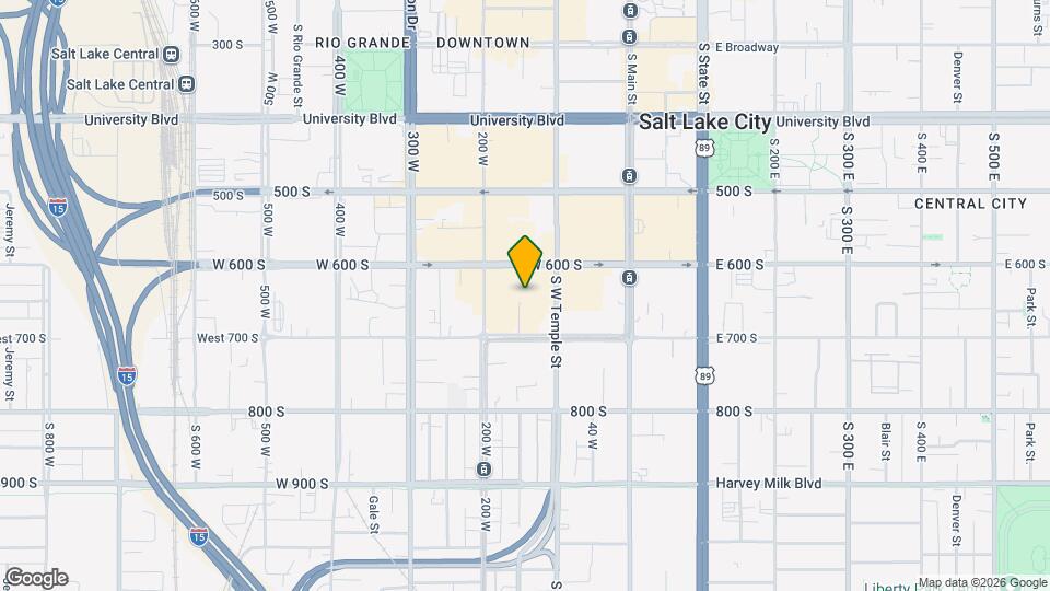 640 S W Temple St, Unit SI ID1594737P Map and Location Details