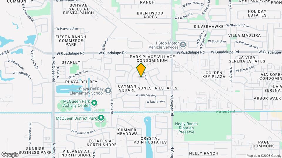 621 N Ocotillo Ln Map and Location Details
