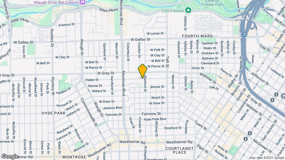 707 Peden St Map and Location Details