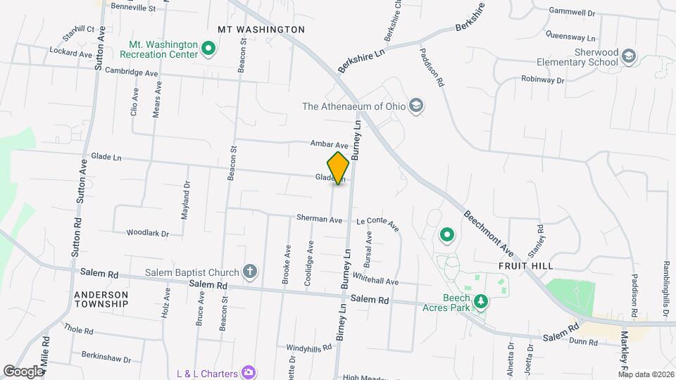 1470 Antoinette Ave Map and Location Details