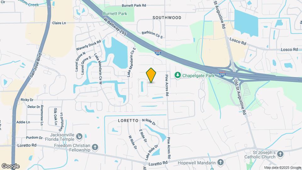 3625 Lumberjack Way Map and Location Details