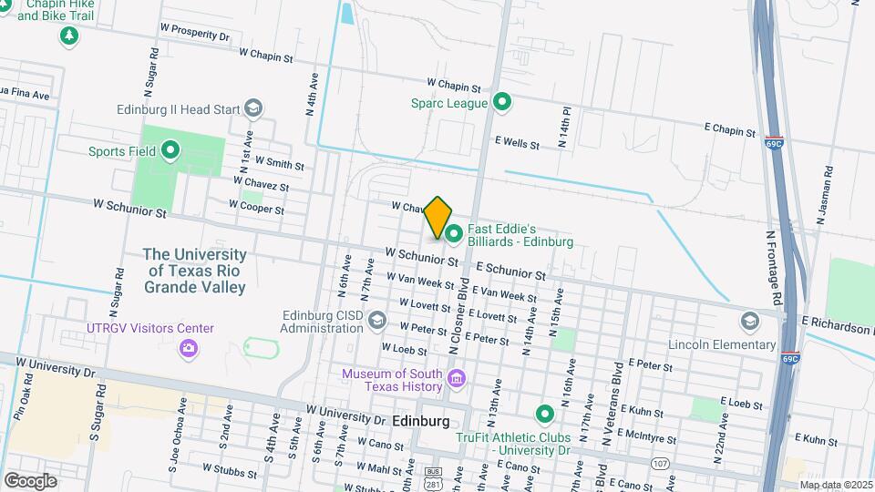 1013 N Abbey Ave, Unit 4 Map and Location Details