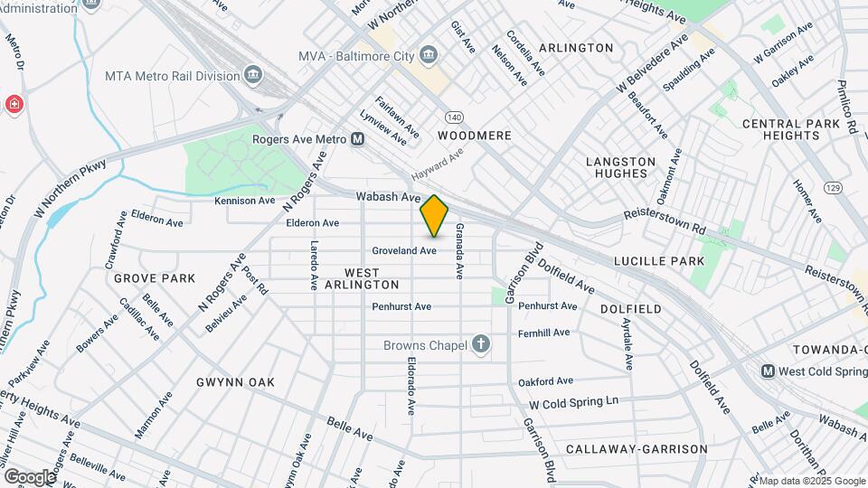 4108 Groveland Ave Mapa y Detalles de la Ubicación