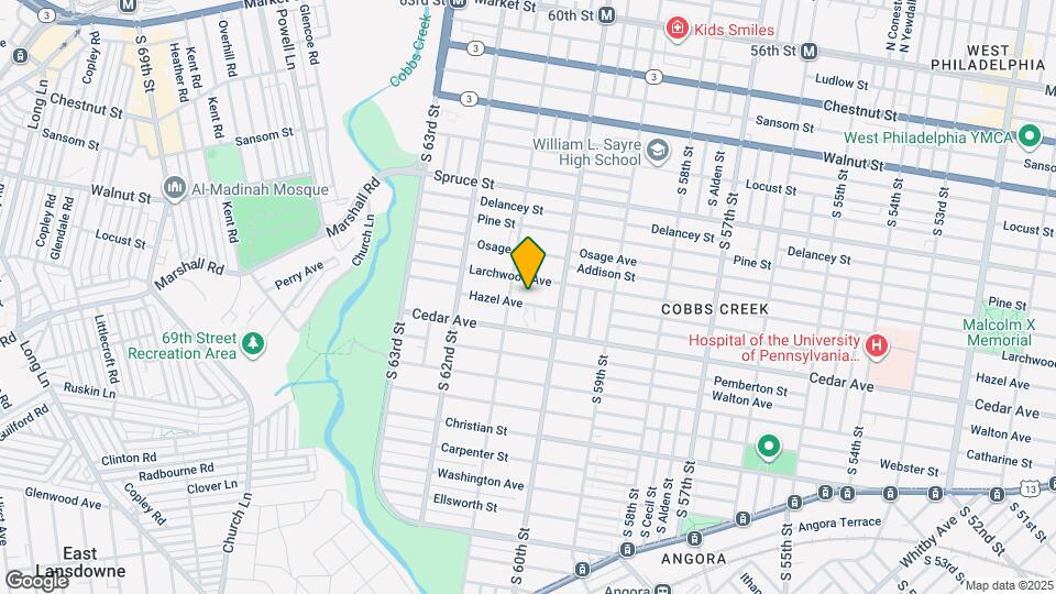 6035 Hazel Ave Map and Location Details