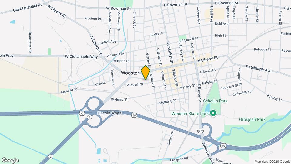 337 W South St, Unit Lower Mapa y Detalles de la Ubicación