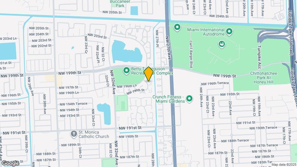 2881 NW 196th Ter Map and Location Details