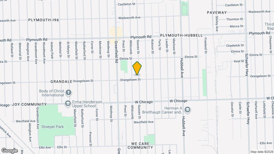 9917 Sussex St Map and Location Details