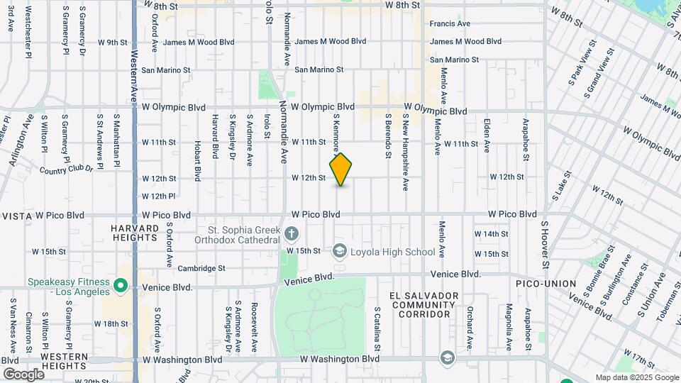 1220 S Kenmore Ave Map and Location Details