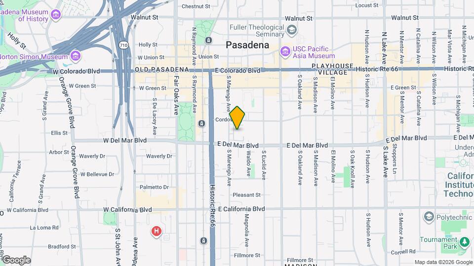 224 S Marengo Ave Map and Location Details